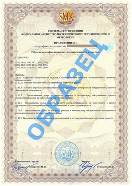 Приложение 1 Салехард Сертификат ГОСТ РВ 0015-002